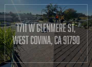 Completed roof replacement project in West Covina, CA - Roof Replacement Inc