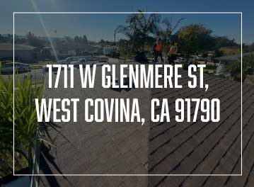 Completed roof replacement project in West Covina, CA - Roof Replacement Inc
