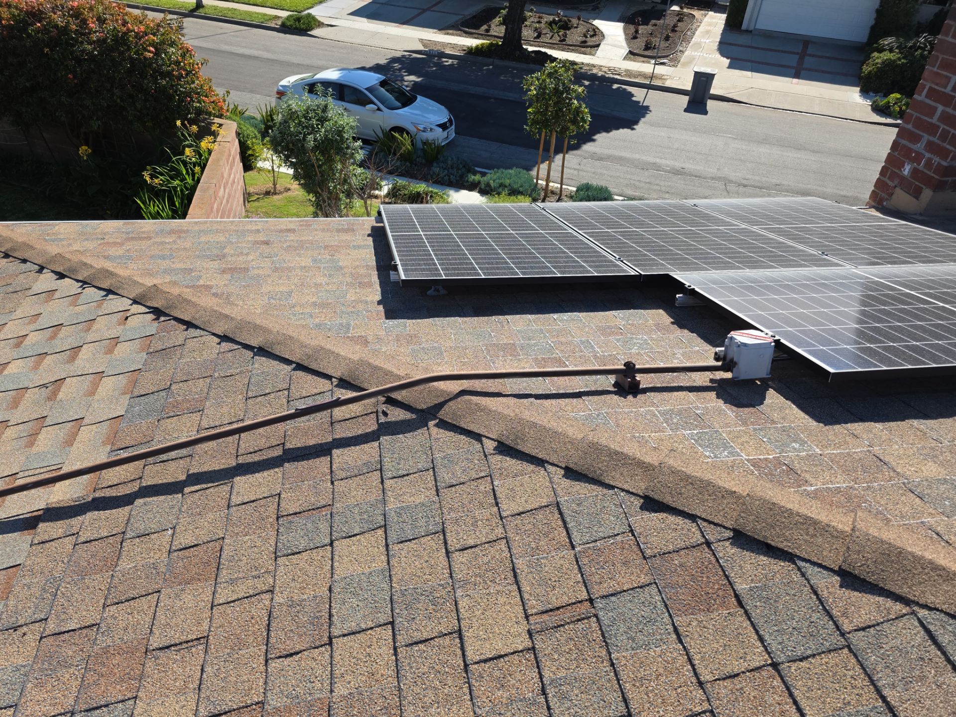 Roof Replacement Solar Panels Encino California Home