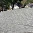 Gray shingle roof overlooking suburban neighborhood