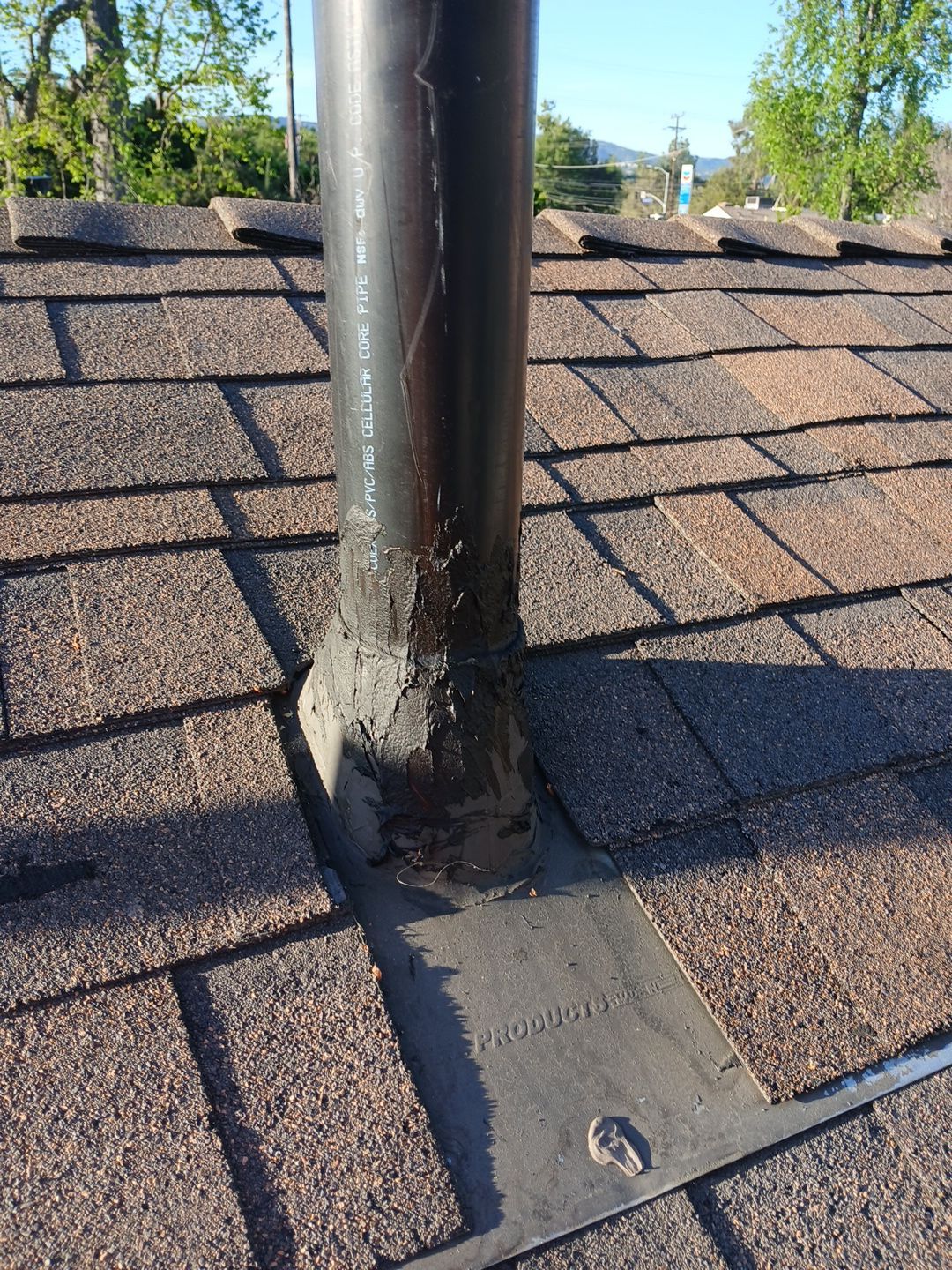 30-Mar 17 2026 08_07am-BZdR Roof vent pipe with flashing on shingle roof