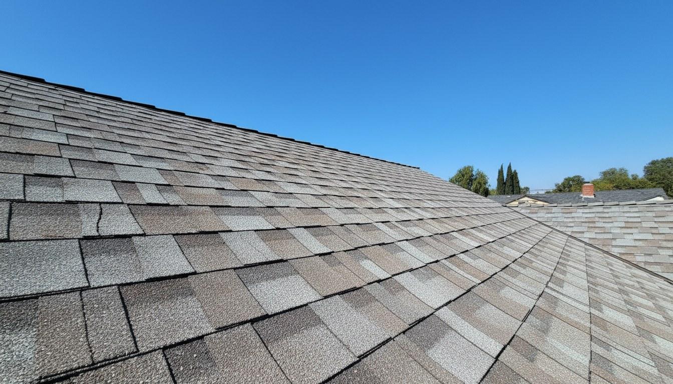 Completed roof repair work at Roof Replacement Inc