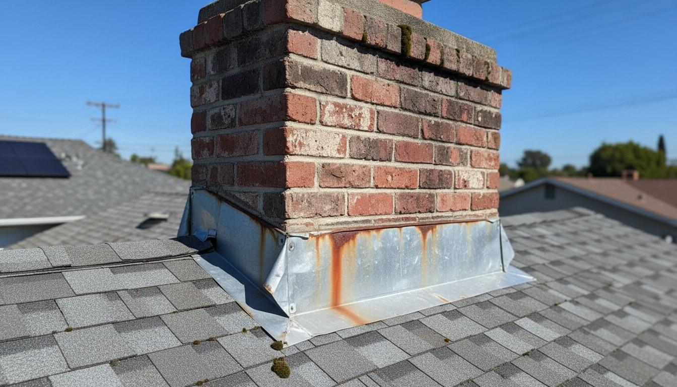Completed roof repair work at Roof Replacement Inc