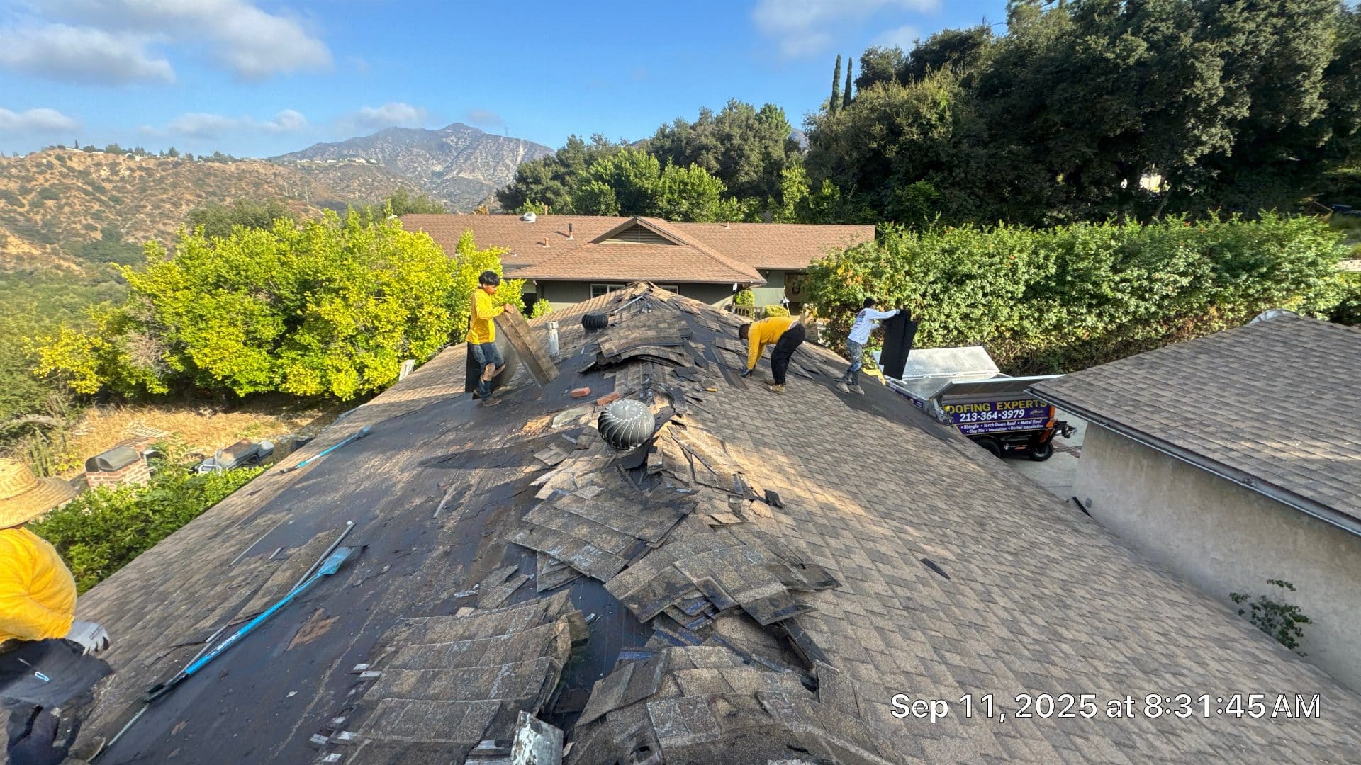 Roof Replacement Inc roofing project in Altadena