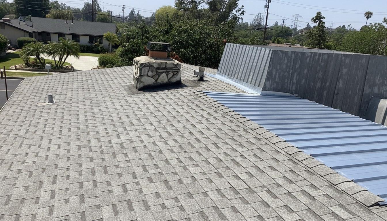Finished roof repair work at Roof Replacement Inc