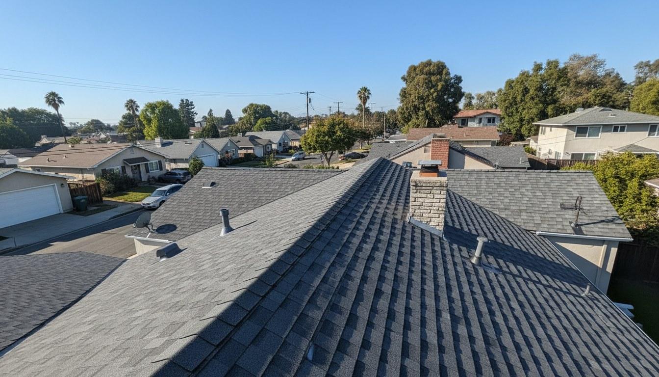 Completed new roof installation work at Roof Replacement Inc