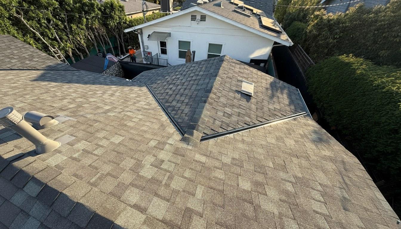 Completed new roof installation work at Roof Replacement Inc