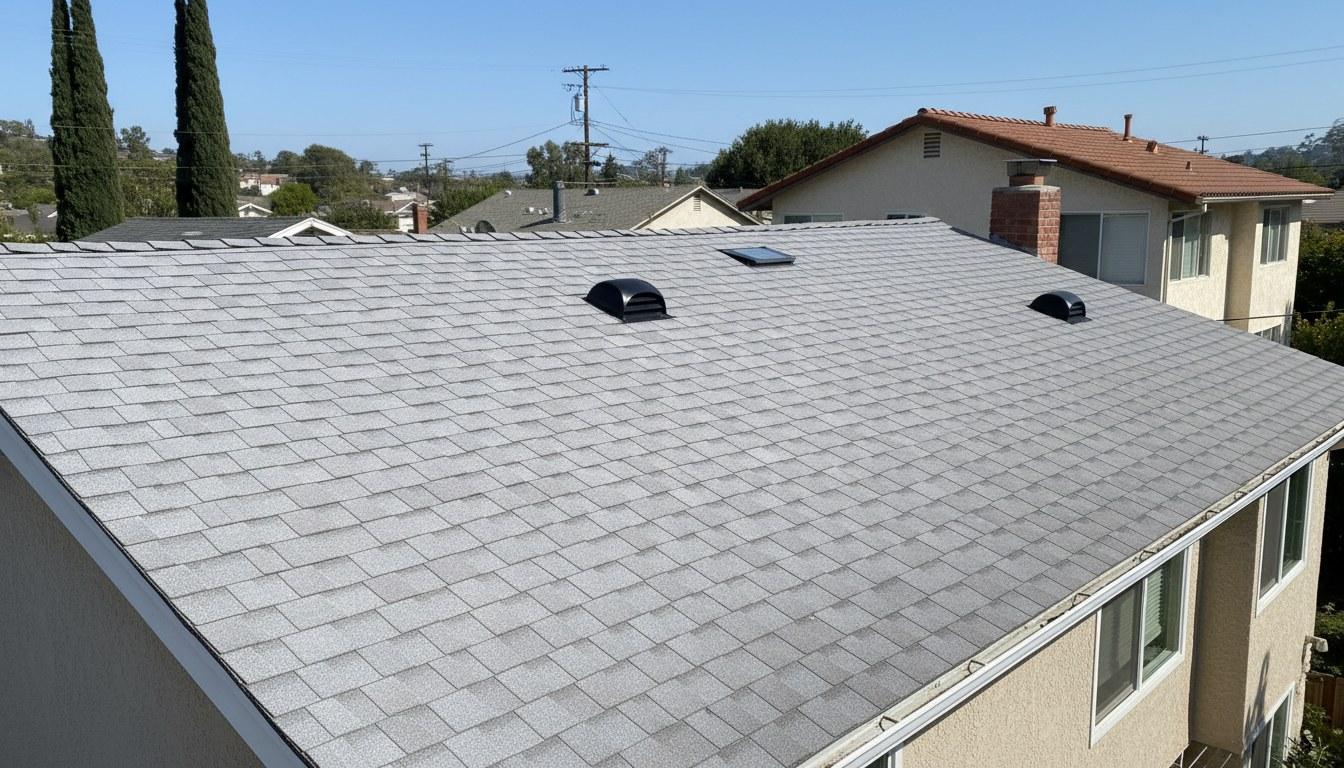 Completed new roof installation work at Roof Replacement Inc