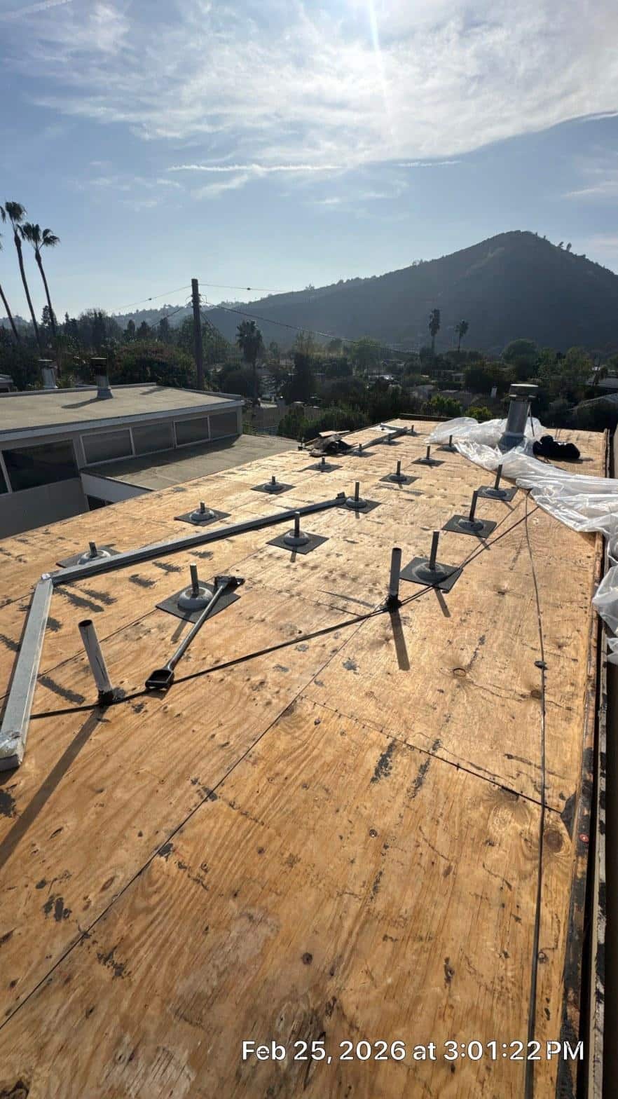 Completed roof repair work at Roof Replacement Inc