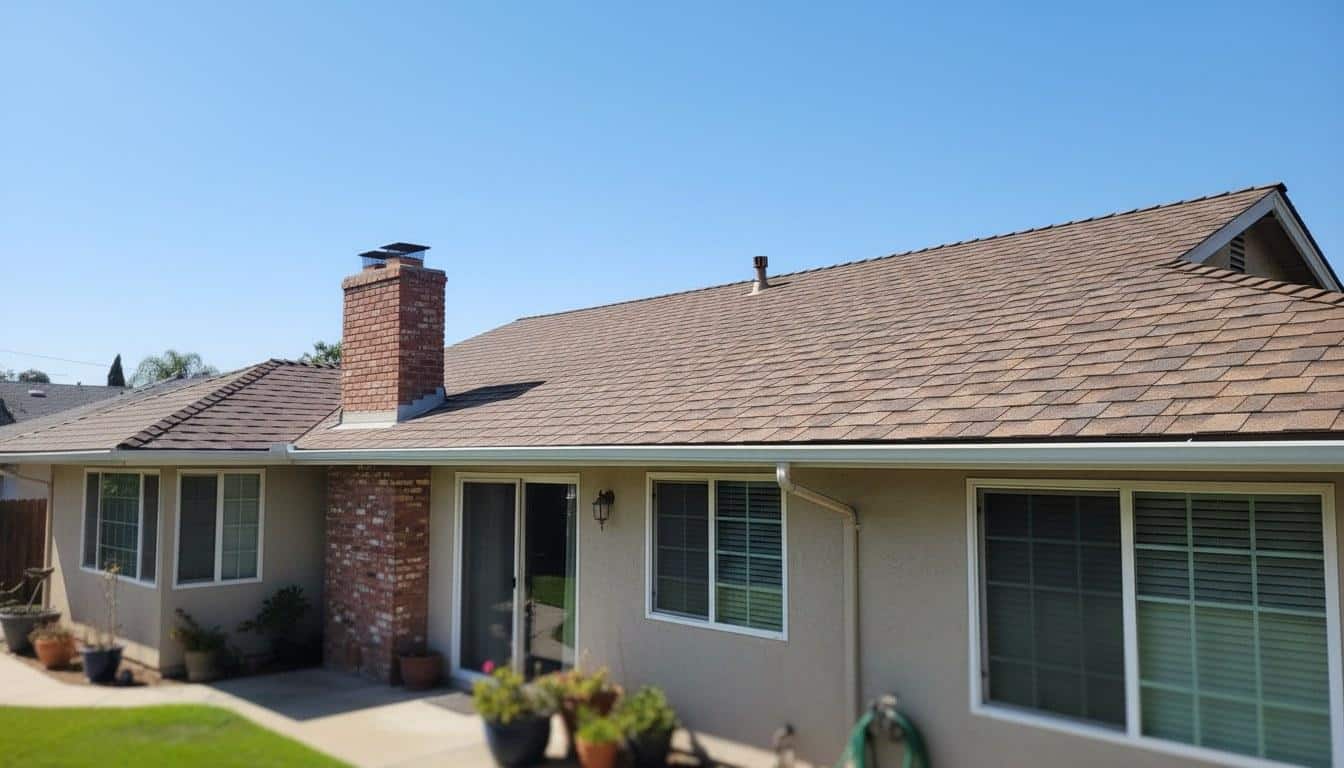 Finished roof repair work at Roof Replacement Inc
