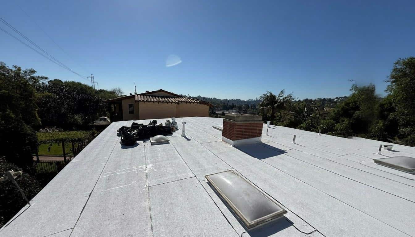 Completed roof repair work at Roof Replacement Inc