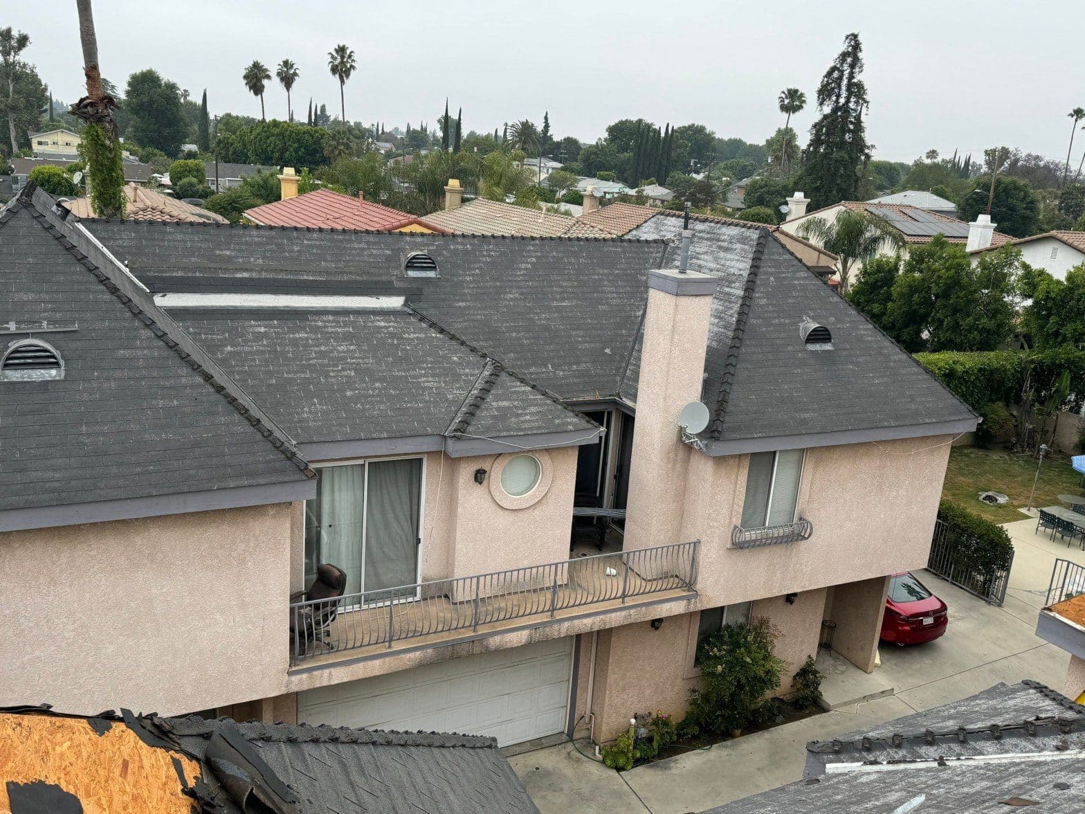 Roof inspection for an insurance claim in Southern California