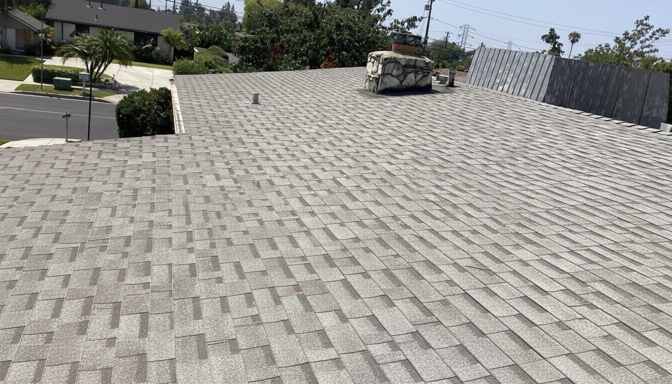Finished roof repair work at Roof Replacement Inc