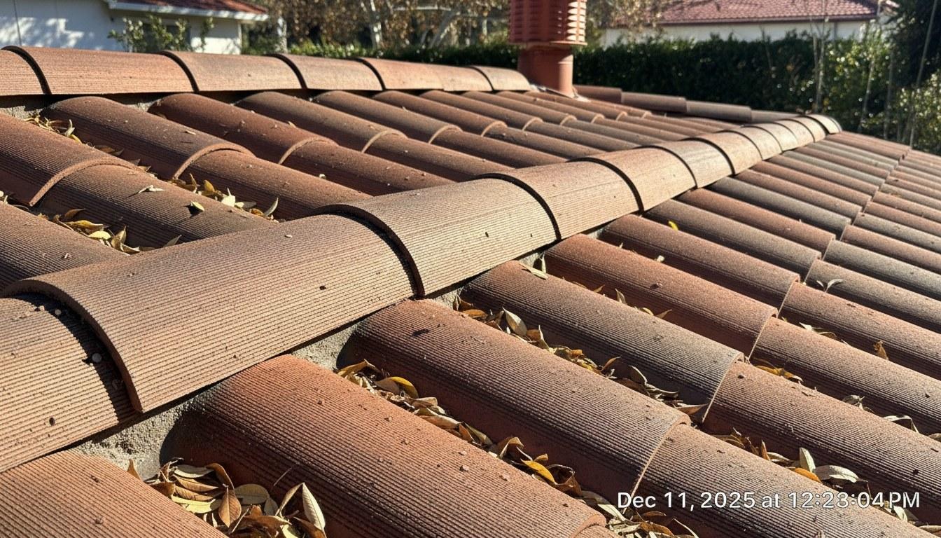 Completed roof repair work at Roof Replacement Inc