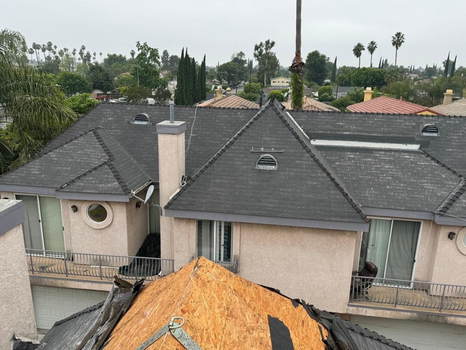 Completed roof inspection work at Roof Replacement Inc