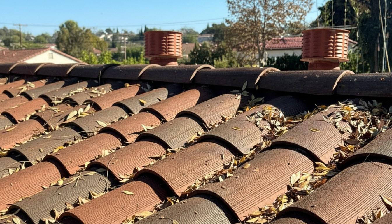 Completed roof repair work at Roof Replacement Inc