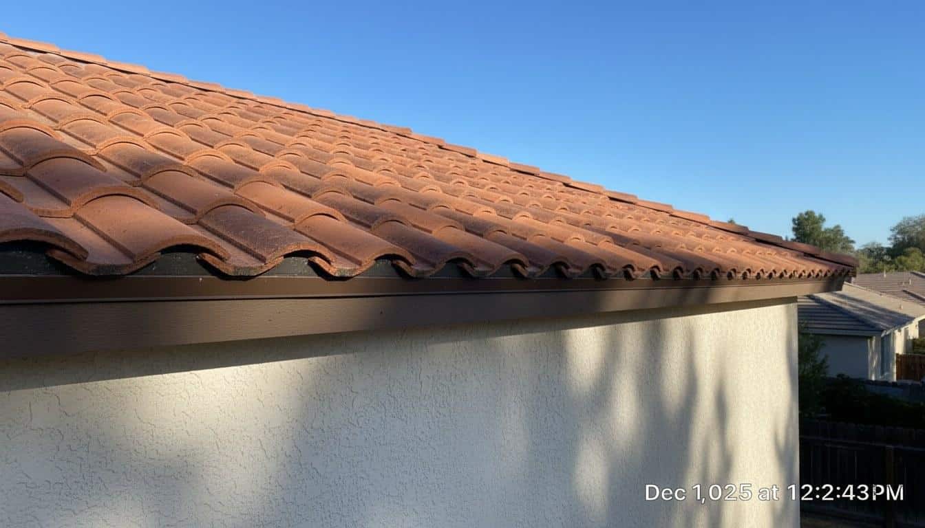 Completed roof repair work at Roof Replacement Inc