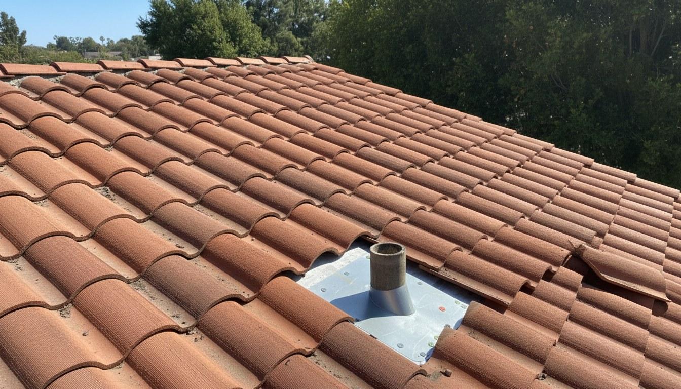 Completed roof replacement work at Roof Replacement Inc
