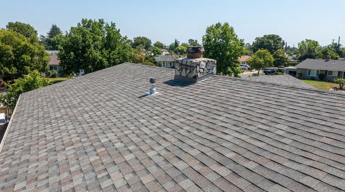 Finished shingle replacement and repair work at Roof Replacement Inc