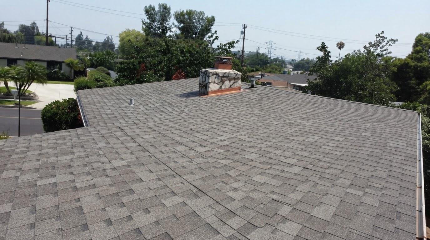 Finished shingle replacement and repair work at Roof Replacement Inc