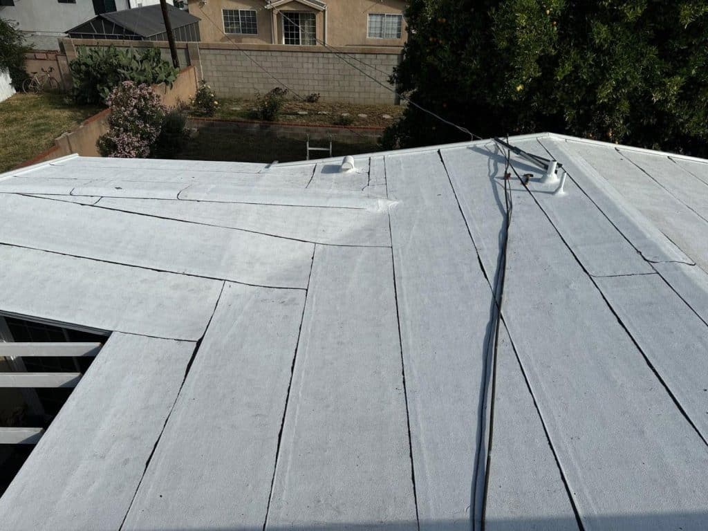 Low-Slope Roof Rebuild with Rotted Decking Replaced in Van Nuys, CA