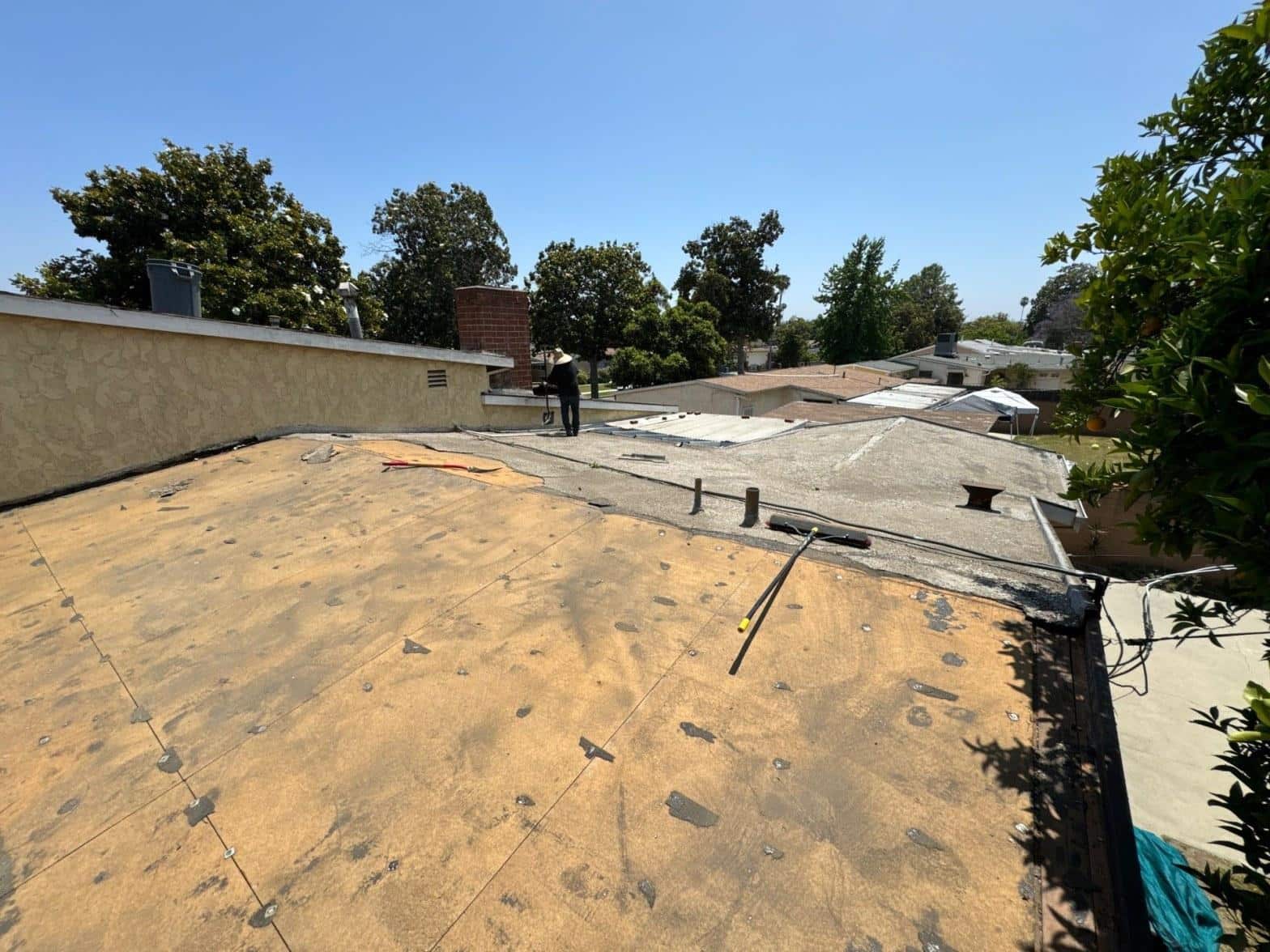 low-slope-roof-rebuild-rotted-decking-van-nuys-4127