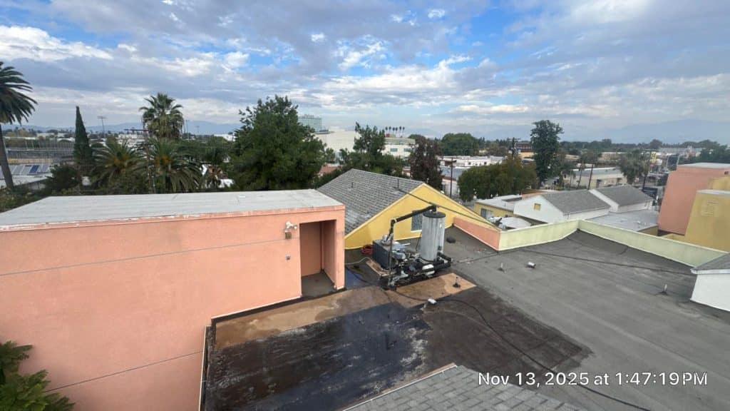 Torch-Down Flat Roof Replacement on a Van Nuys Apartment Property